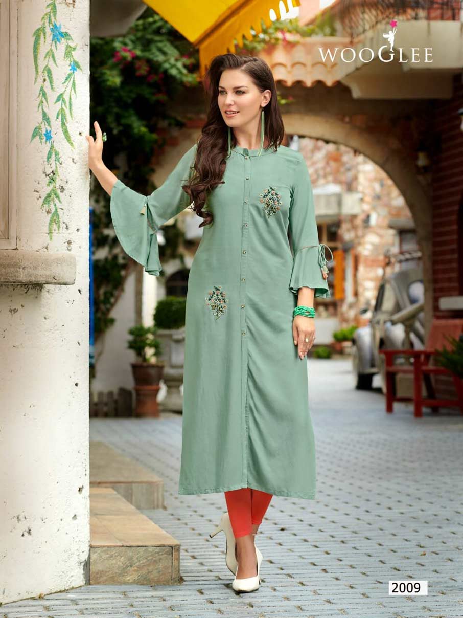 Barbella Vol-2 Rayon Embroidery Kurti Set Barbella Vol-2 Rayon Embroidery Kurti Set